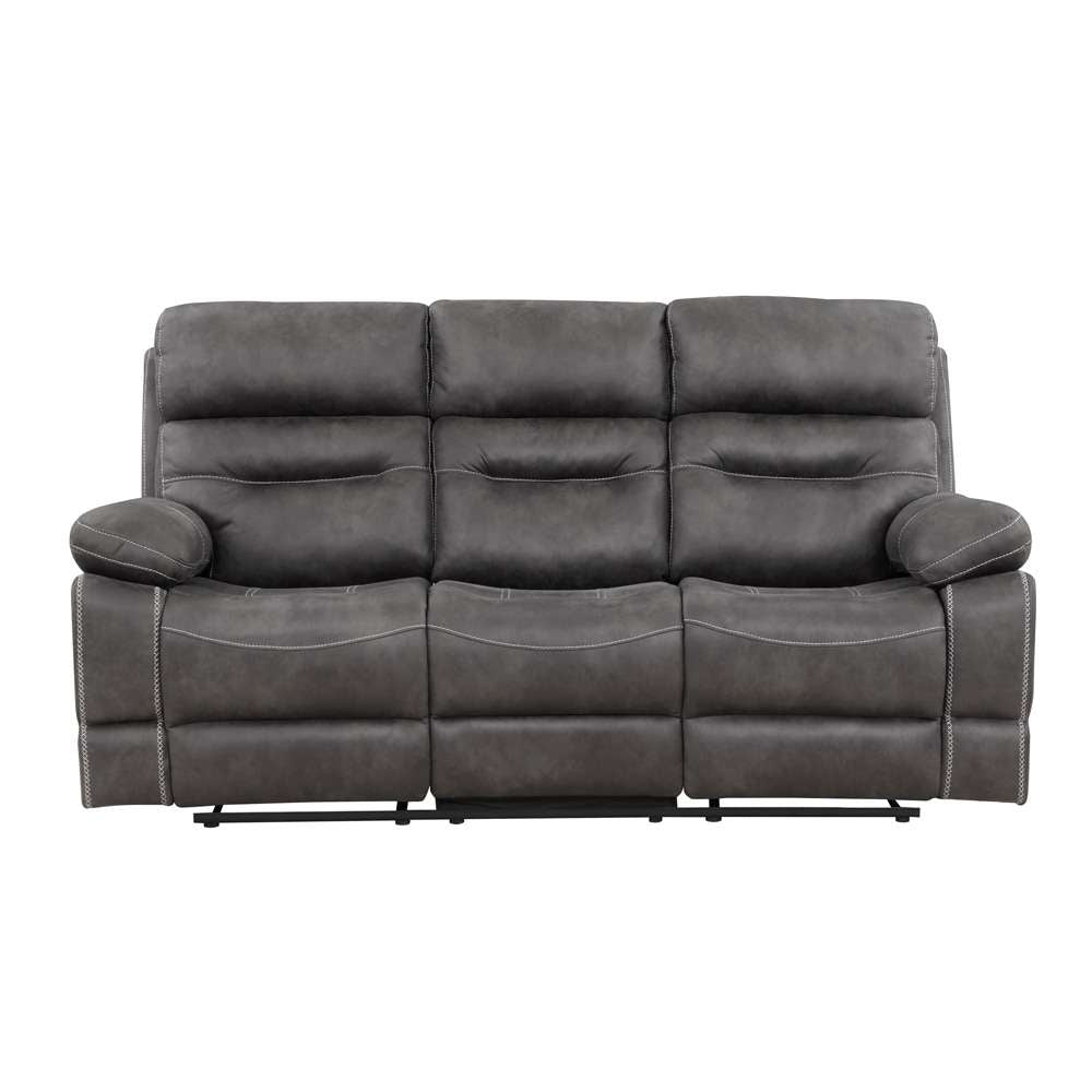 Steve Silver - Rodger Manual Reclining Sofa, Midnight Gray - RUD800SG veiw 1