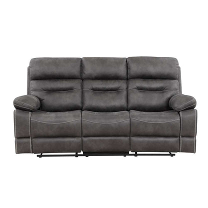 Steve Silver - Rodger Manual Reclining Sofa, Midnight Gray - RUD800SG veiw 1