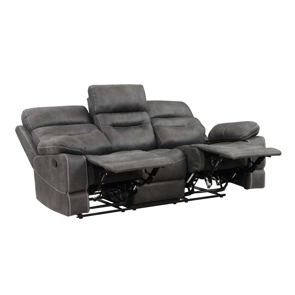 Steve Silver - Rudger 3pc Upholstered Set - Gray - RUD800-3PC-G veiw 3