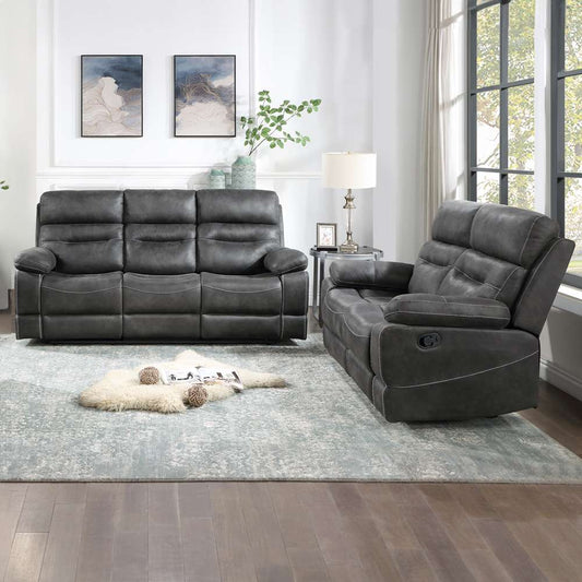 Steve Silver - Rudger Gray 2PC Upholstery Set - RUD800-2PCG veiw 1