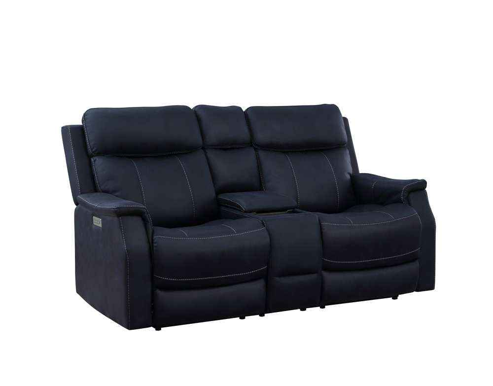 Steve Silver - Valencia 3 Piece Dual Power Reclining Set, Ocean Blue - VA9503PCO veiw 3