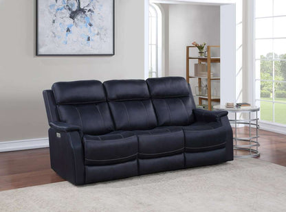 Steve Silver - Valencia 3 Piece Dual Power Reclining Set, Ocean Blue - VA9503PCO veiw 4
