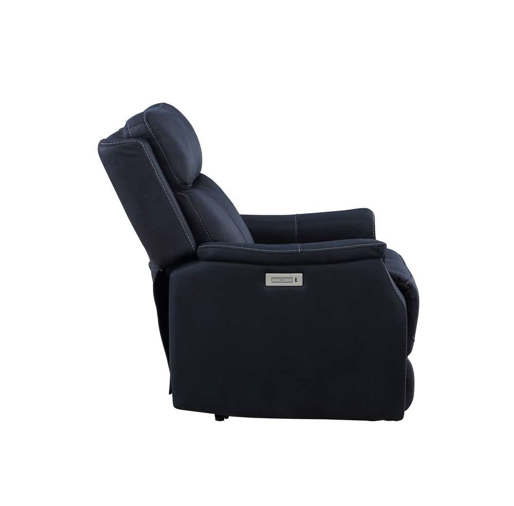 Steve Silver - Valencia Power Reclining Chair - Ocean Blue - VA950RO veiw 4