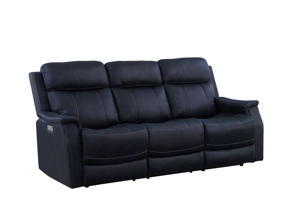 Steve Silver - Valencia Dual-Power Reclining Sofa, Ocean Blue - VA950SO veiw 2