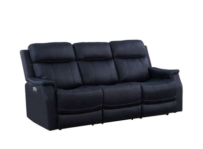 Steve Silver - Valencia Dual-Power Reclining Sofa, Ocean Blue - VA950SO veiw 2