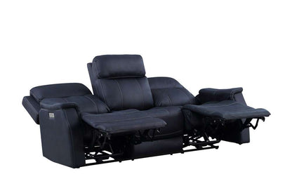 Steve Silver - Valencia Dual-Power Reclining Sofa, Ocean Blue - VA950SO veiw 3