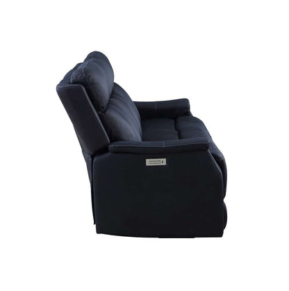 Steve Silver - Valencia Dual-Power Reclining Sofa, Ocean Blue - VA950SO veiw 4