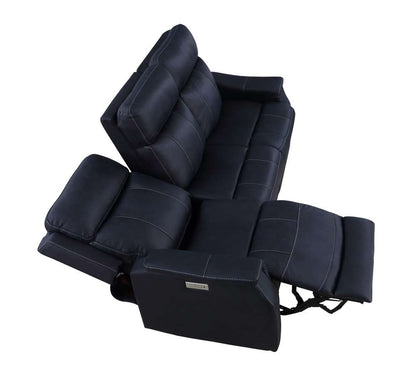Steve Silver - Valencia Dual-Power Reclining Sofa, Ocean Blue - VA950SO veiw 5