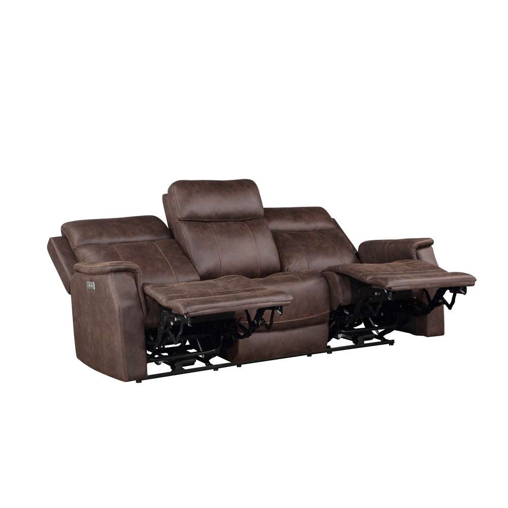 Steve Silver - Valencia Dual-Power Reclining Sofa, Walnut - VA950SW veiw 2