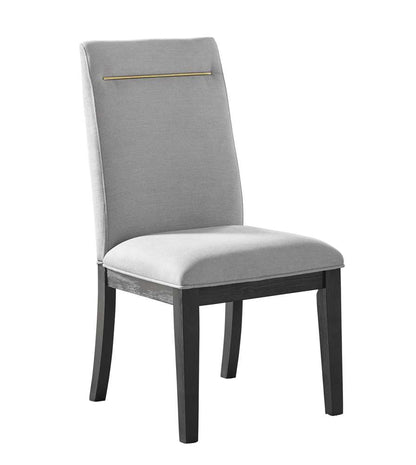 Steve Silver - Yves Performance Side Chair Grey - (Set of 2) - YS500SG veiw 2