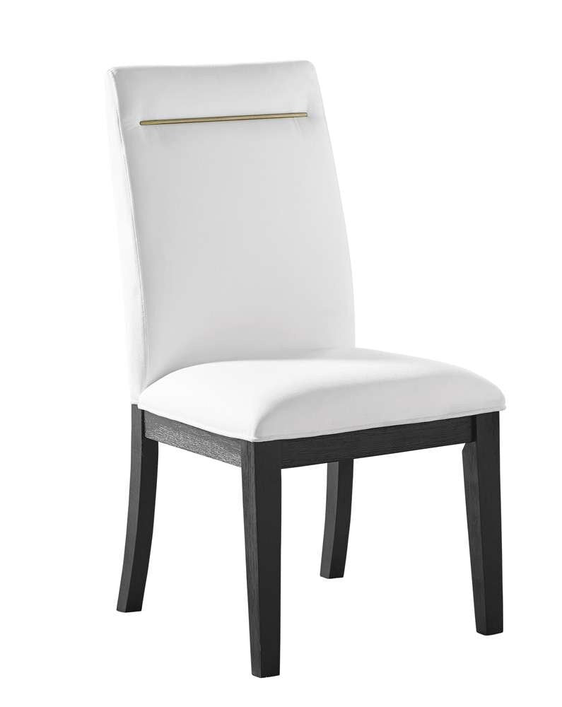 Steve Silver - Yves Performance Side Chair - White - (Set of 2) - YS500SW veiw 2