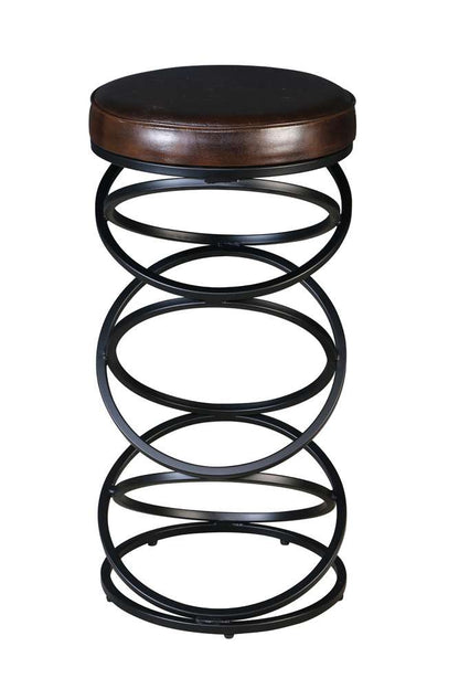 Porter Designs - Polaris Leather 30in Bar Stool, Brown - 02-218-10-6796 veiw 3