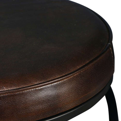 Porter Designs - Polaris Leather 30in Bar Stool, Gray - 02-218-10-6795 veiw 6