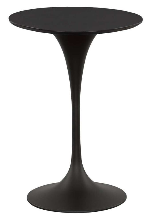Fairfield Chair Company - Massimo Tulip Counter Height Table Base With Laminate 26in Round Table Top Black veiw 1