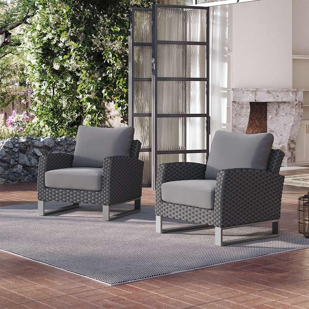 New Classic Furniture - Fiji Outdoor Patio Chairs Set- Blue (Set of 2) - G801C-10S veiw 1