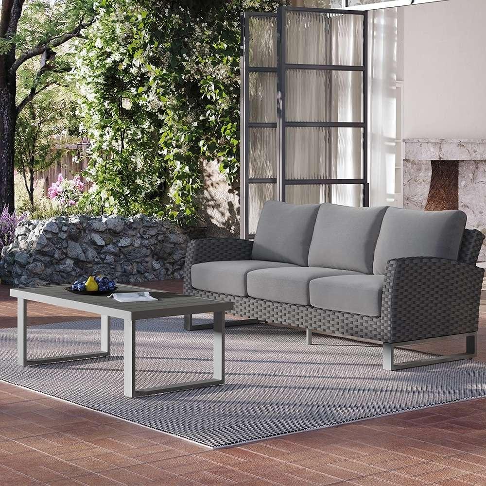 New Classic Furniture - Fiji Outdoor Patio  2 Pc Set-Sofa And Coffee Table-Blue - G801C-30S veiw 1