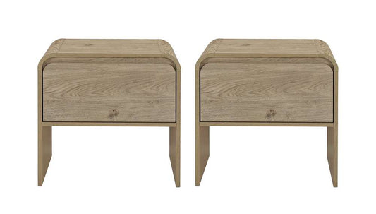 New Classic Furniture - Mara  2Pcs - 2 End Tables - Natural - 19-3518N-2P veiw 1