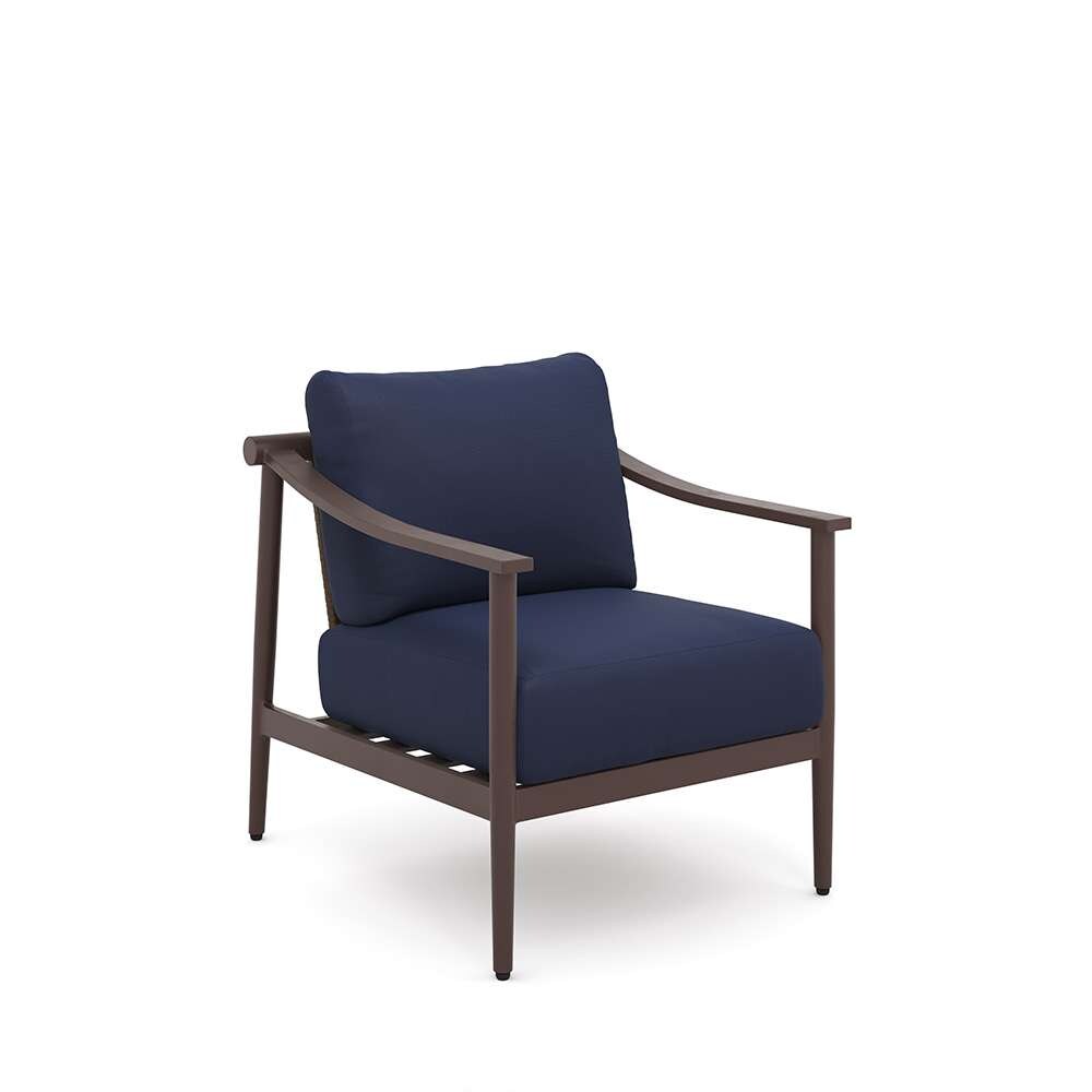 New Classic Furniture - Moana 4 Piece Outdoor Conversation Set - Sofa, 2 Club Chairs And Coffee Table-Blue - G814B-4S veiw 6