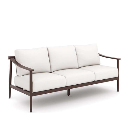 New Classic Furniture - Moana 4 Piece Outdoor Conversation Set - Sofa, 2 Club Chairs And  Coffee Table-Ivory - G814W-4S veiw 3