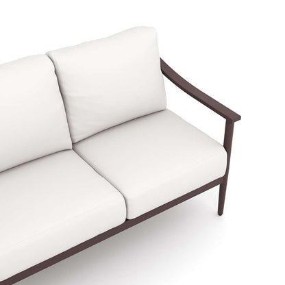 New Classic Furniture - Moana 4 Piece Outdoor Conversation Set - Sofa, 2 Club Chairs And  Coffee Table-Ivory - G814W-4S veiw 5