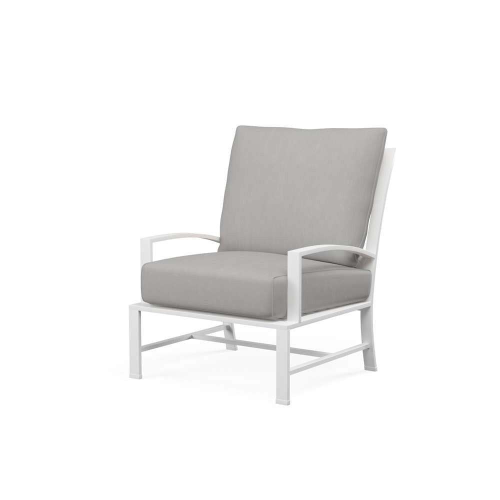 Sunset West - Bristol Club Chair Canvas Flax in Canvas Granite w/ Self Welt - SW501-21-5402 veiw 1