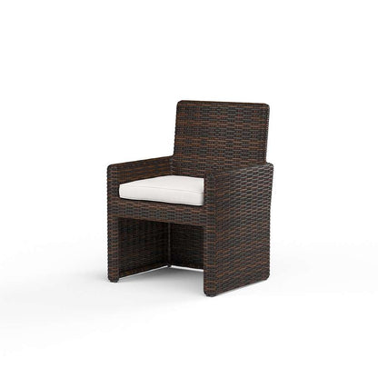 Sunset West - Montecito Dining Chair in Canvas Flax w/ Self Welt - SW2501-1-FLAX-STKIT veiw 1