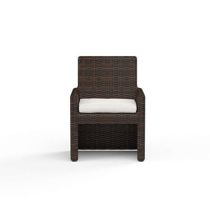 Sunset West - Montecito Dining Chair in Canvas Flax w/ Self Welt - SW2501-1-FLAX-STKIT veiw 3