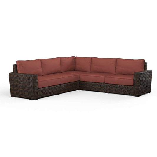Sunset West - Montecito Sectional in Canvas Henna w/ Self Welt - SW2501-SEC-5407 veiw 1