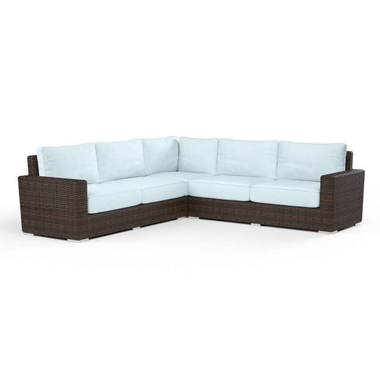 Sunset West - Montecito Sectional in Canvas Skyline w/ Self Welt - SW2501-SEC-14091 veiw 1
