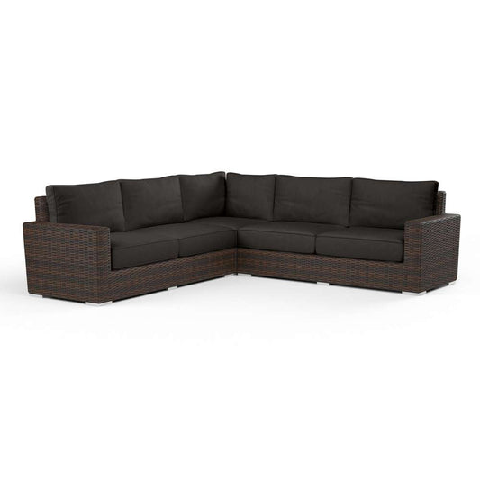 Sunset West - Montecito Sectional in Spectrum Carbon w/ Self Welt - SW2501-SEC-48085 veiw 1