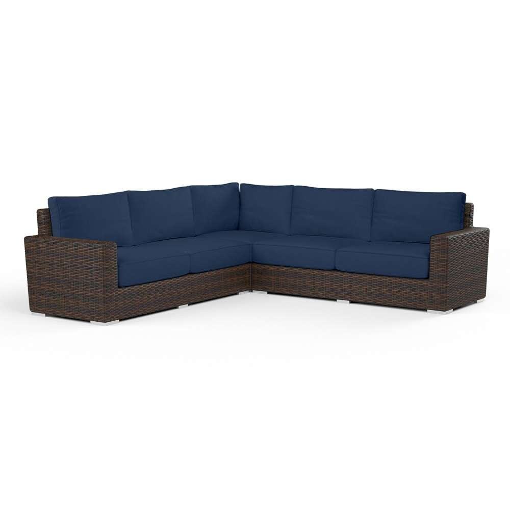 Sunset West - Montecito Sectional in Spectrum Indigo w/ Self Welt - SW2501-SEC-48080 veiw 1