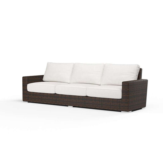 Sunset West - Montecito Sofa in Canvas Flax w/ Self Welt - SW2501-23-FLAX-STKIT veiw 1