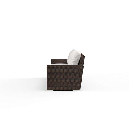 Sunset West - Montecito Sofa in Canvas Flax w/ Self Welt - SW2501-23-FLAX-STKIT veiw 2