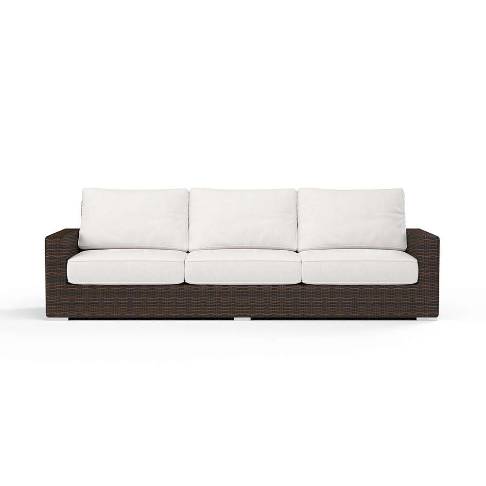 Sunset West - Montecito Sofa in Canvas Flax w/ Self Welt - SW2501-23-FLAX-STKIT veiw 3