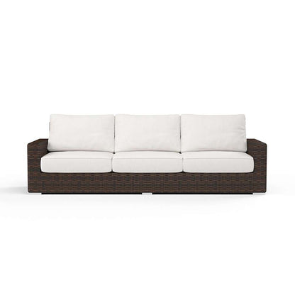 Sunset West - Montecito Sofa in Canvas Flax w/ Self Welt - SW2501-23-FLAX-STKIT veiw 3