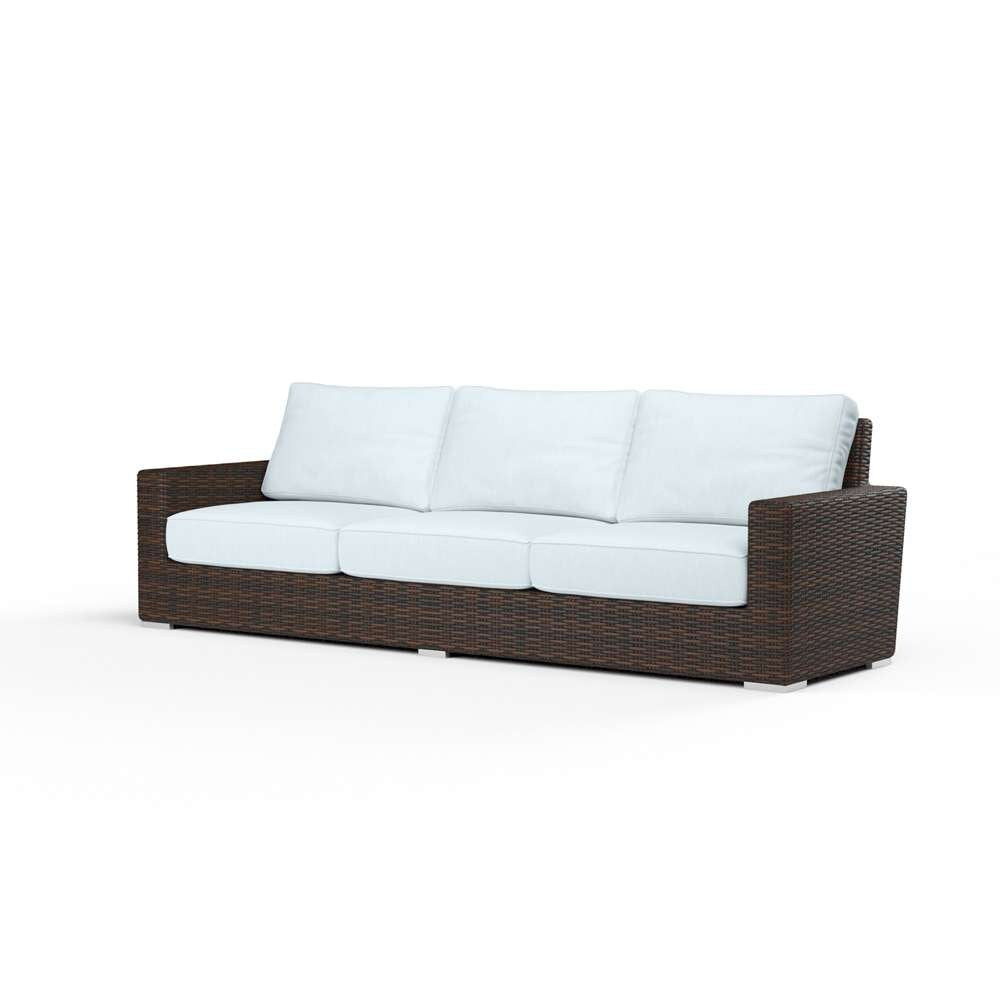 Sunset West - Montecito Sofa in Canvas Skyline w/ Self Welt - SW2501-23-14091 veiw 1