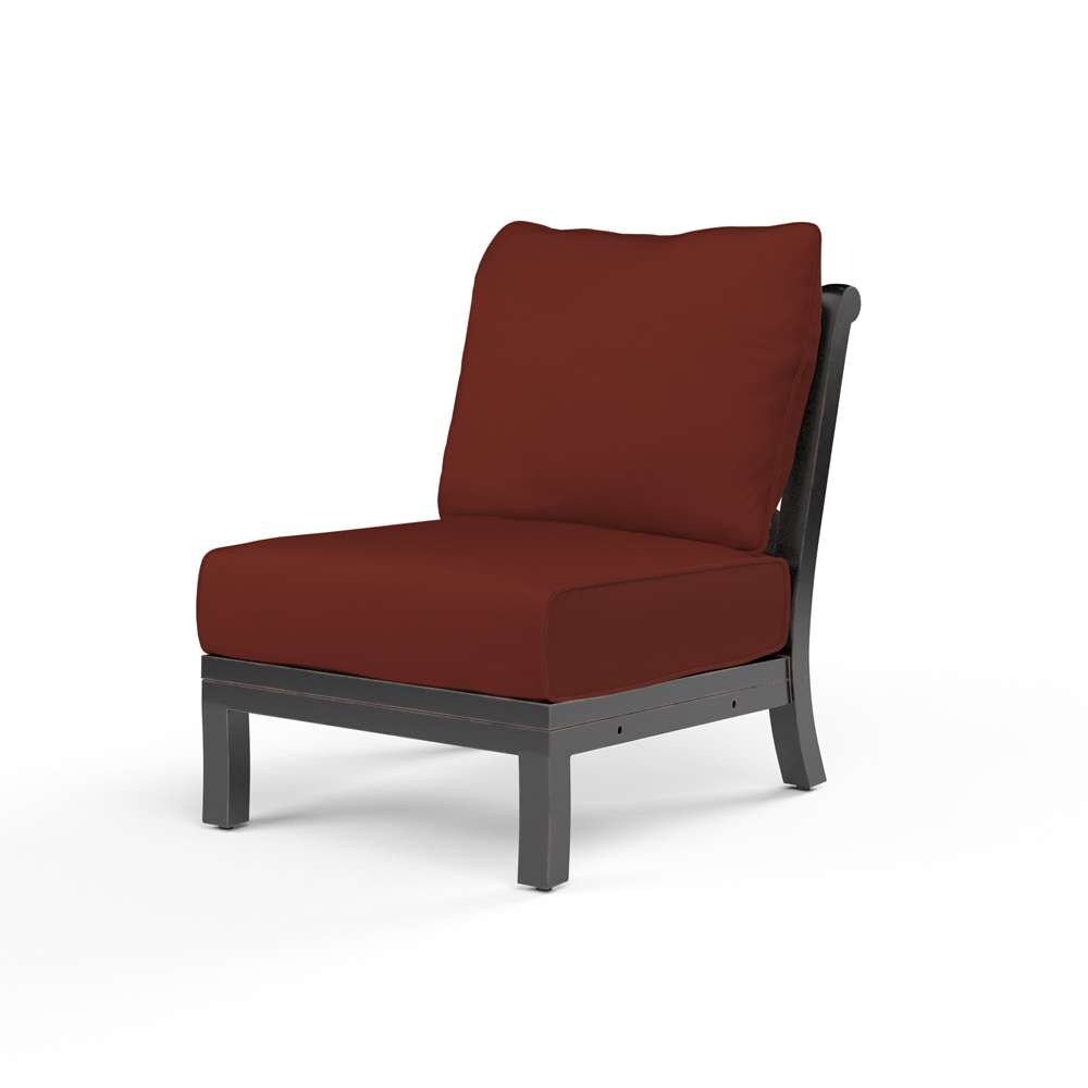 Sunset West - Monterey Armless Club in Canvas Henna w/ Self Welt - SW3001-AC-5407_CLOSEOUT veiw 1