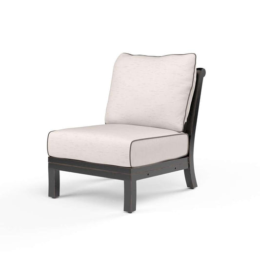 Sunset West - Monterey Armless Club in Canvas Natural w/ Self Welt - SW3001-AC-5404_CLOSEOUT veiw 1