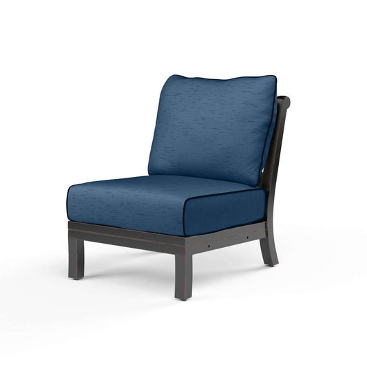Sunset West - Monterey Armless Club in Spectrum Indigo w/ Self Welt - SW3001-AC-48080_CLOSEOUT veiw 1