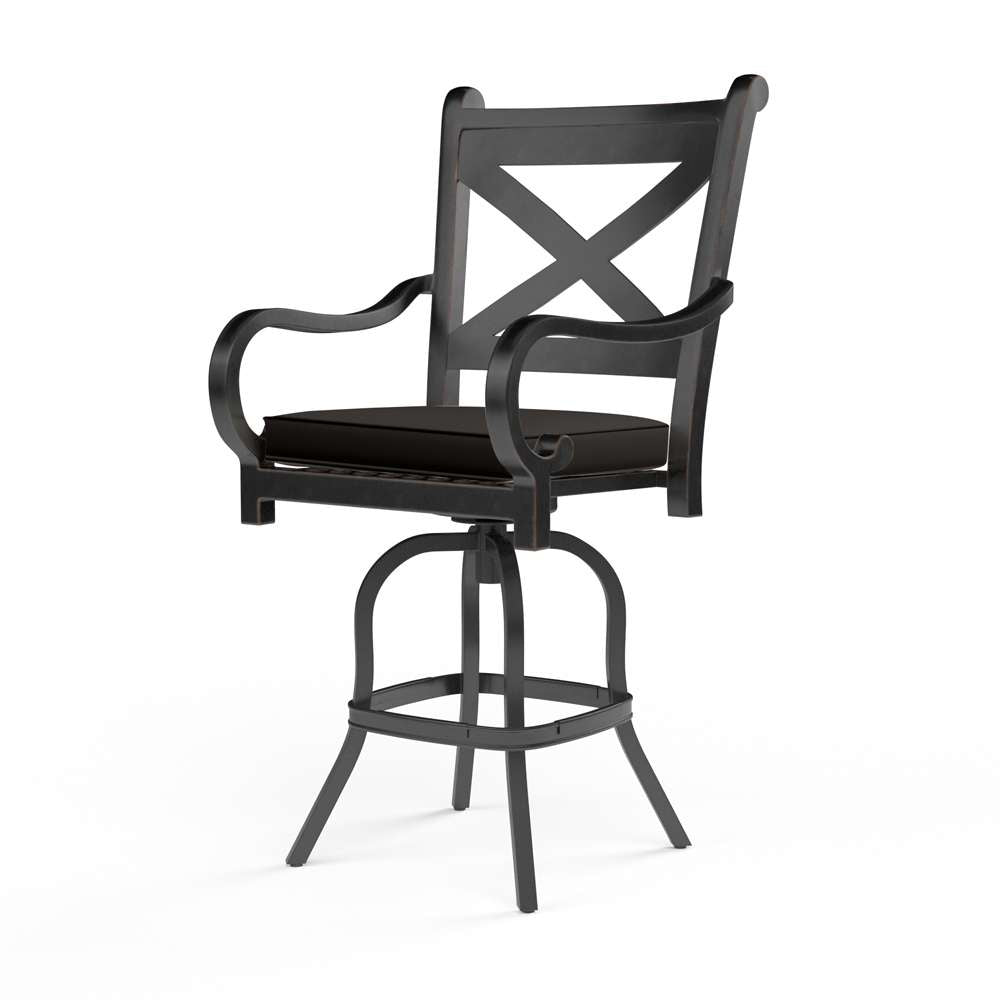 Sunset West - Monterey Barstool in Spectrum Carbon w/ Self Welt - SW3001-7B-48085 veiw 1