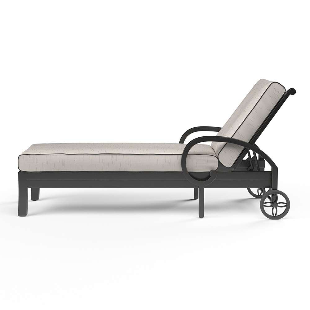 Sunset West - Monterey Chaise Lounge in Frequency Sand w/ Contrast Canvas Java Welt - SW3001-9-LSTN-STKIT veiw 2