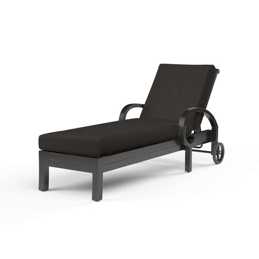 Sunset West - Monterey Chaise Lounge in Spectrum Carbon w/ Self Welt - SW3001-9-48085 veiw 1