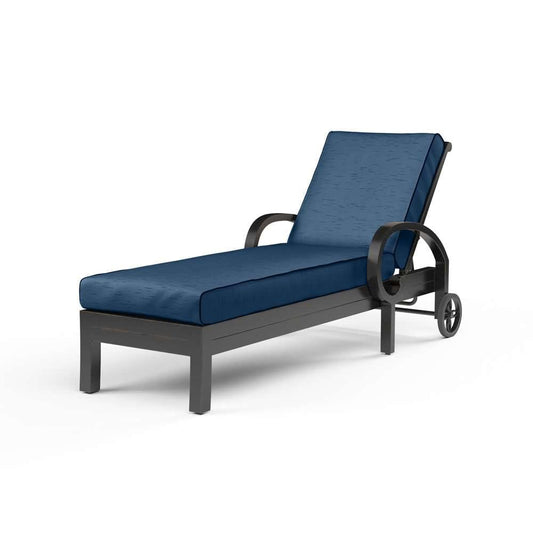 Sunset West - Monterey Chaise Lounge in Spectrum Indigo w/ Self Welt - SW3001-9-48080 veiw 1