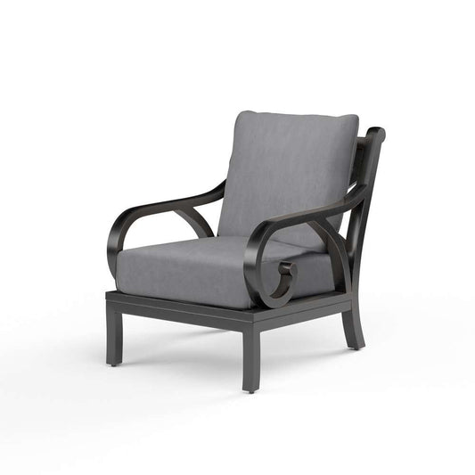 Sunset West - Monterey Club Chair in Canvas Granite w/ Self Welt - SW3001-21-5402 veiw 1