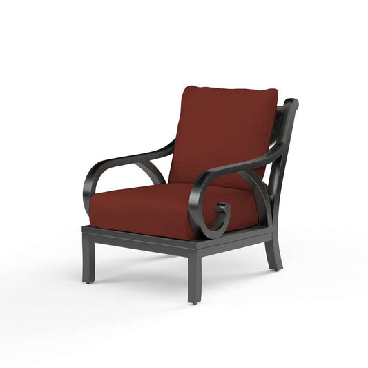 Sunset West - Monterey Club Chair in Canvas Henna w/ Self Welt - SW3001-21-5407 veiw 1