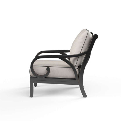 Sunset West - Monterey Club Chair in Frequency Sand w/ Contrast Canvas Java Welt - SW3001-21-LSTN-STKIT veiw 2