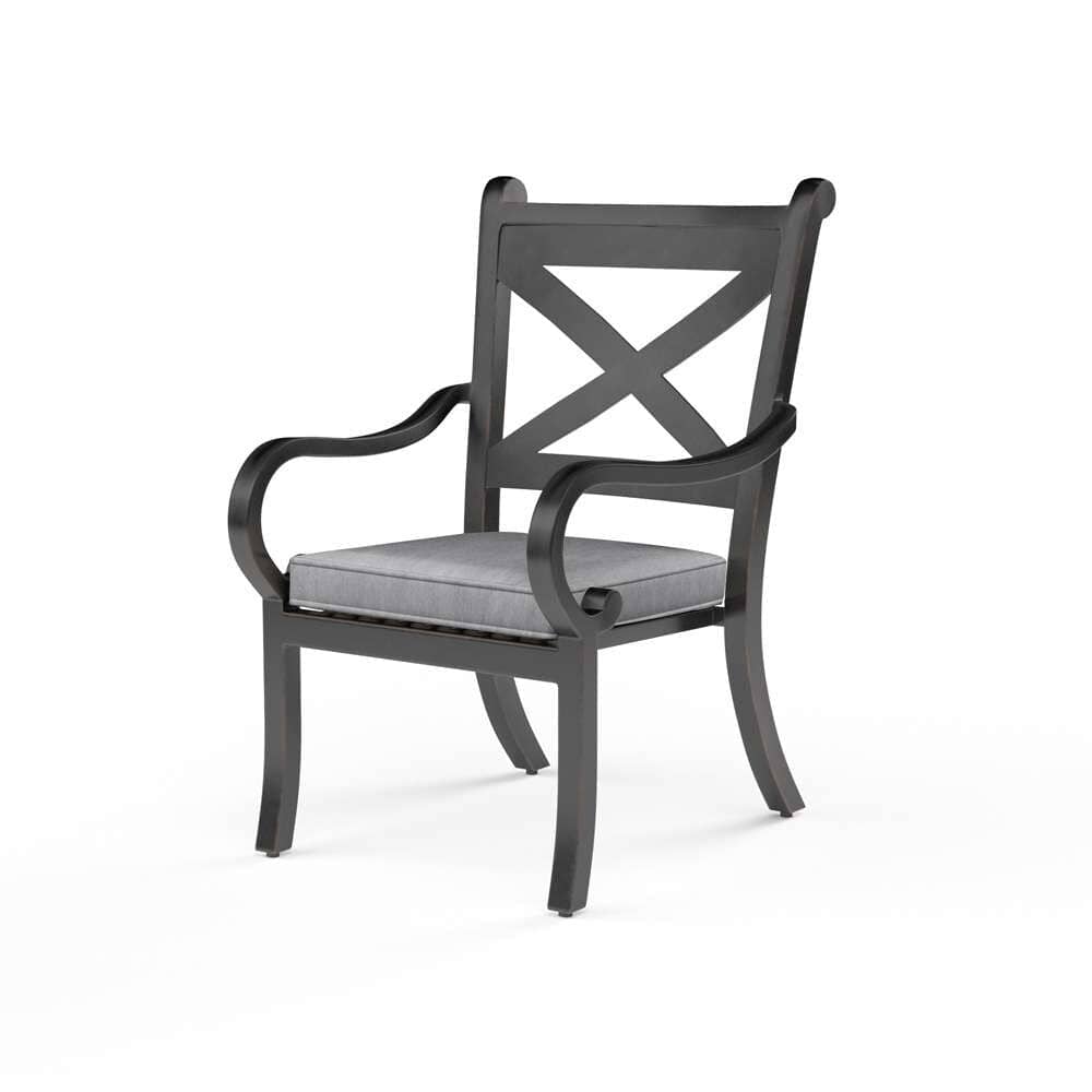 Sunset West - Monterey Dining Chair in Canvas Granite w/ Self Welt - SW3001-1-5402 veiw 1