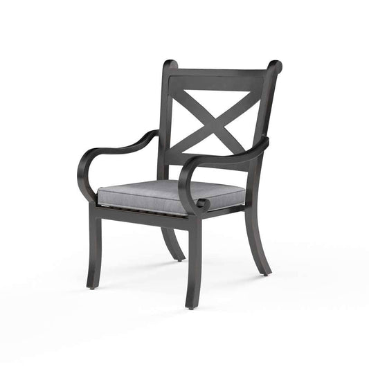 Sunset West - Monterey Dining Chair in Canvas Granite w/ Self Welt - SW3001-1-5402 veiw 1