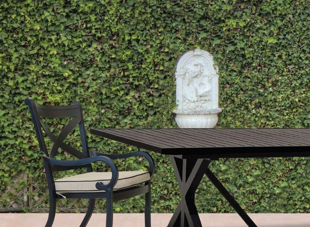 Sunset West - Monterey Dining Chair in Frequency Sand w/ Contrast Canvas Java Welt - SW3001-1-LSTN-STKIT veiw 3