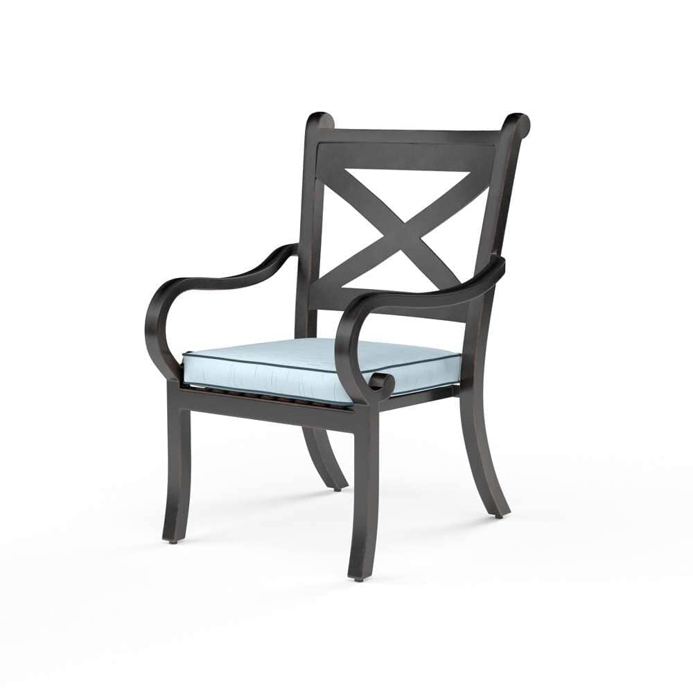 Sunset West - Monterey Dining Chair in Canvas Skyline w/ Self Welt - SW3001-1-14091 veiw 1